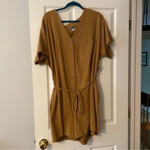 Old Navy Plus Textured-Knit Utility Romper